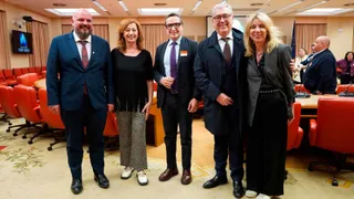 El rector de la USAL asiste en el Congreso de los Diputados a la presentación de un documental homenaje a Muñoz-Torrero | USAL