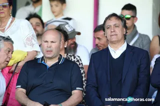 El alcalde Carbayo, junto a Manuel Lovato | FOTO SALAMANCA24HORAS.COM
