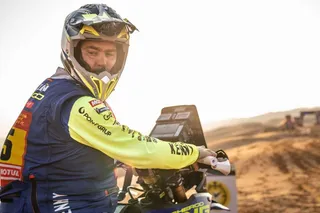Lorenzo Santolino en el Dakar 2023