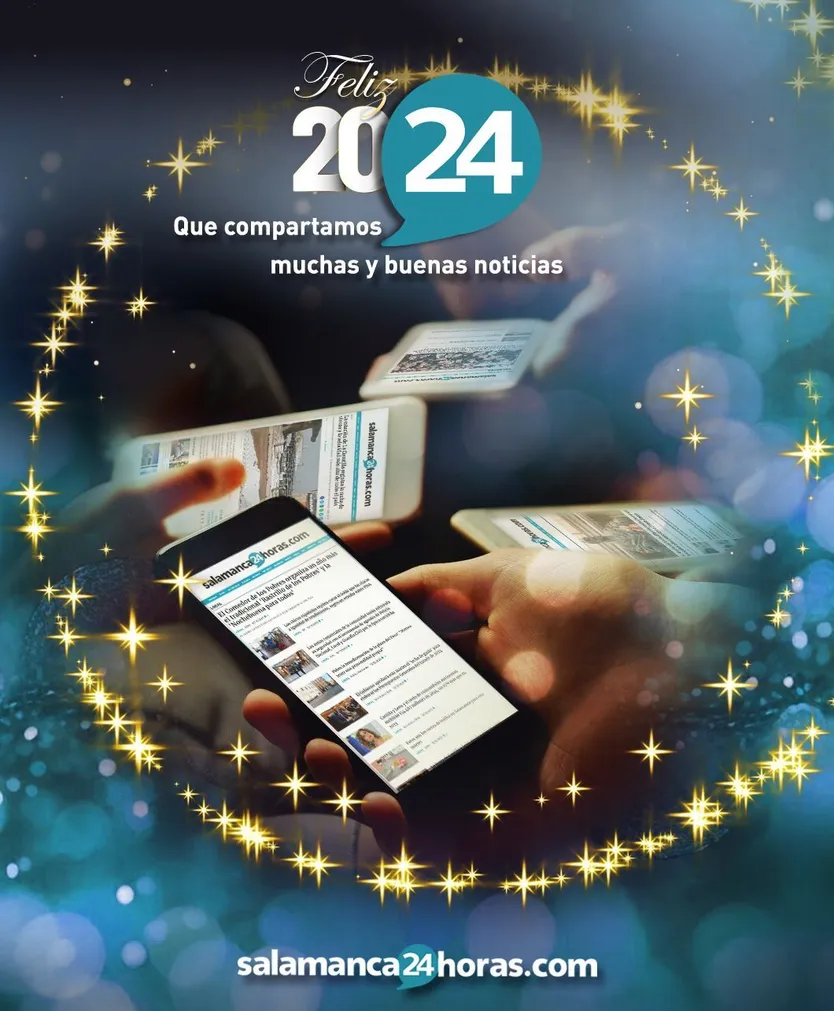 Felicitación Año Nuevo. Foto Salamanca24horas