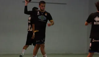 Fer Abajo, en un partido ante BM Delicias / FOTO SALAMANCA24HORAS.COM