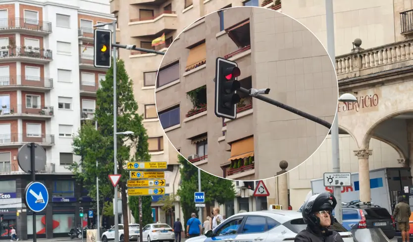 Semáfoto Con Cámara Que Cuantifica El Tráfico En Salamanca