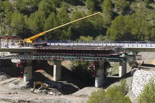 César Sánchez | ICAL - Obras de reconstrucción del viaducto O Castro (León), de la autovía A6 en sentido A Coruña