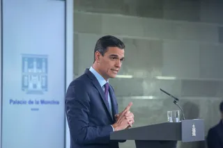 Pedro Sánchez comparece en la Moncloa