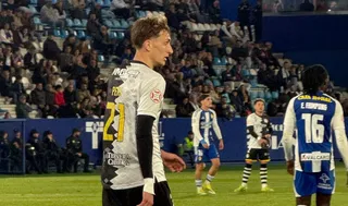 Pere Marco, ante la Ponferradina | FOTO UNIONISTAS CF