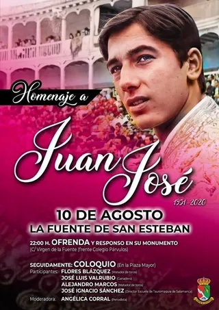 Homenaje al torero recientemente fallecido Juan José García