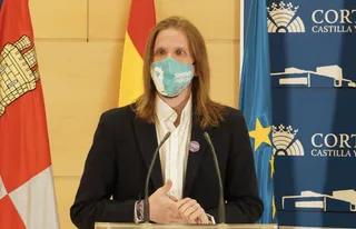 El procurador de Podemos, Pablo Fernández