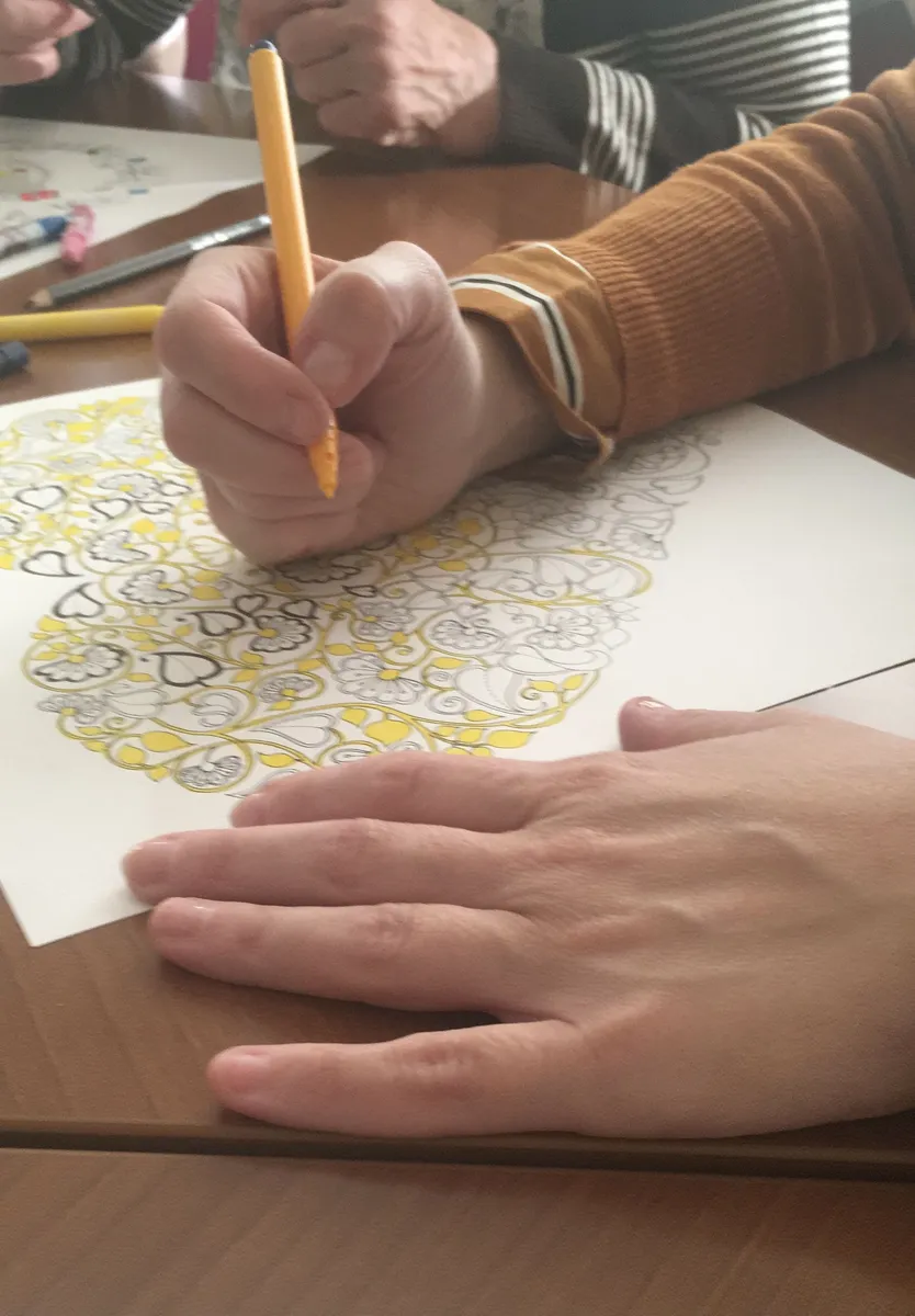 Taller de pintura de la Escuela de EM