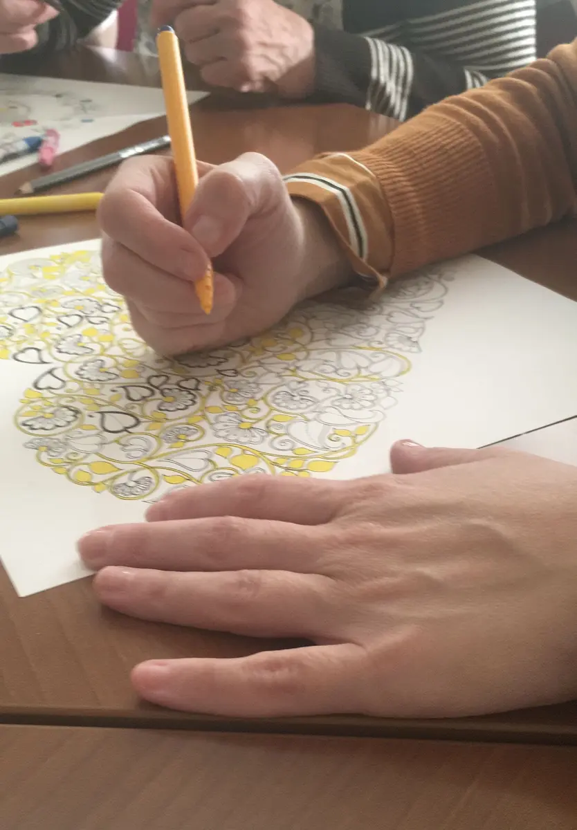 Taller de pintura de la Escuela de EM