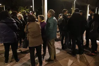 Manifestación antifascista de Juventud Unida Salamanca