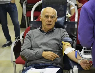Campaña de donación de sangre en la Facultad de Ciencias Químicas.