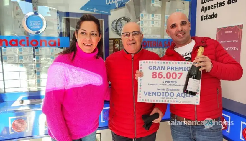 El quinto premio 86.007 toca en la Administración