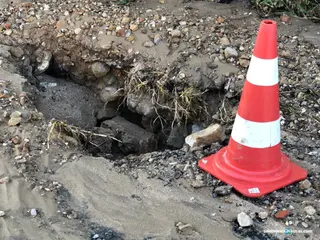Renovación de tuberías de agua.