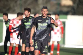 Pol Bueso, en el Guijuelo - Arenteiro | FOTO CD GUIJUELO