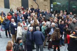 Concentración en defensa de la separación de poderes y contra la Ley de Amnistía