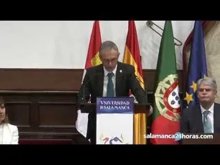 Discurso del rector de la Universidad de Salamanca en el Paraninfo de la Universidad