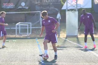 Primer entrenamiento de la pretemporada del Salamanca CF UDS