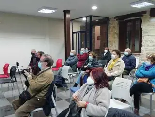 Asistentes a la presentación