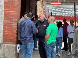 Ambiente durante el sorteo de los novillos de Lorenzo Espioja, viernes, 15 de septiembre de 2023. Fotos S24H