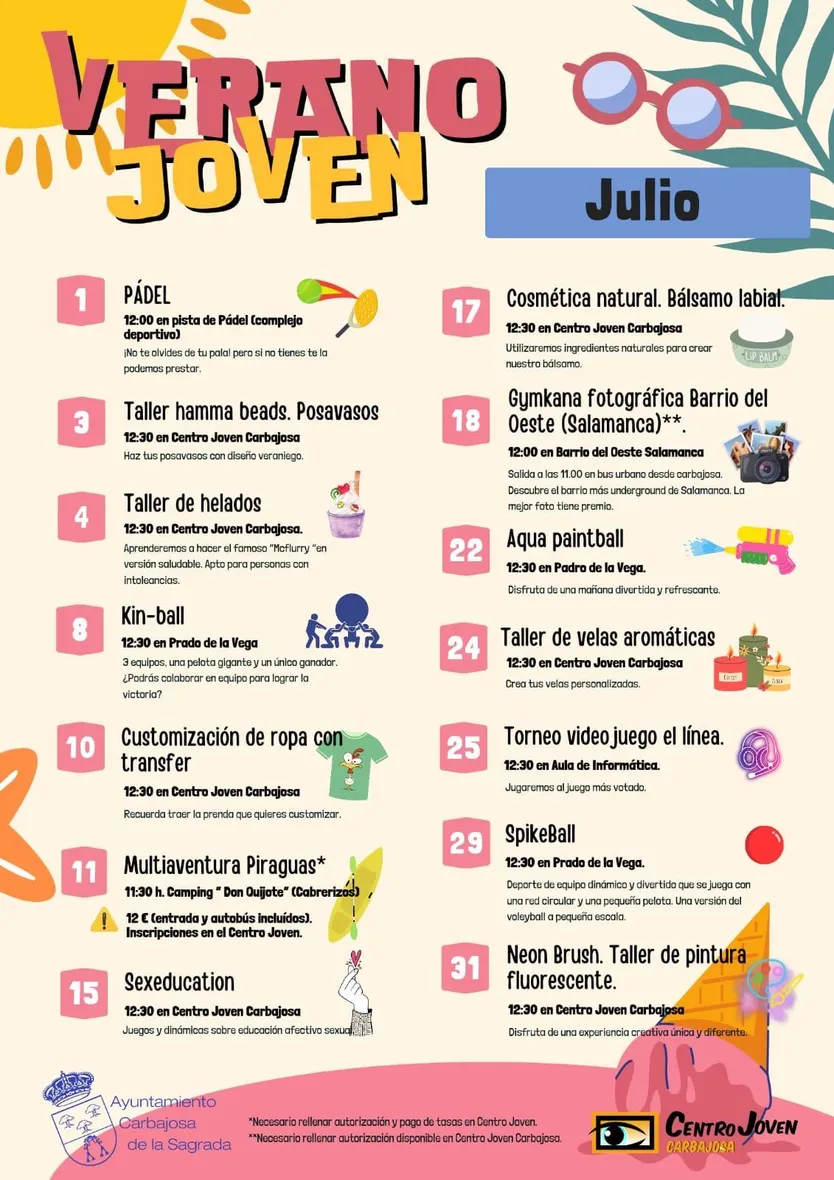 VERANO JOVEN JULIO 2024