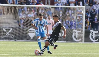 Acosta, en el partido en el Reina Sofía ante el Deportivo | FOTO SALAMANCA24HORAS.COM