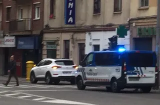 Atropello en el paseo de Canalejas