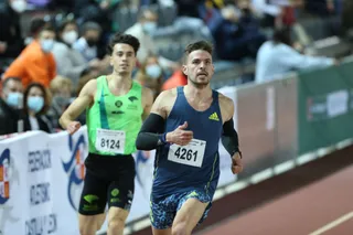 Óscar Husillos en el XXVI Campeonato de Castilla y León absoluto y sub23 en Pista Cubierta / FOTO SALAMANCA24HORAS.COM