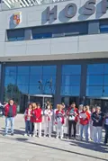 Trabajadores del Hospital de Salamanca guardan un minuto de silencio por Maricarmen