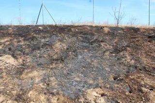 Bomberos trabajan en un incendio en Valdunciel (2)