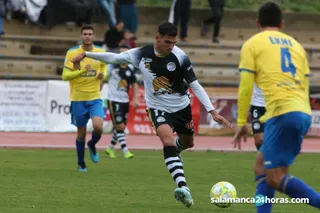 David Grande, en la temporada 2019/20 con Unionistas | FOTO SALAMANCA24HORAS.COM