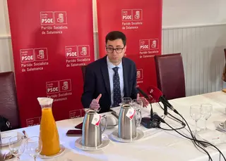 José Luis Mateos en un desayuno informativo con los medios de comunicación. Foto de archivo