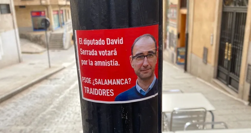 Señalamiento contra David Serrada