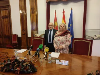 Encarnación Pérez, Subdelegada del Gobierno y Agustín Blanco, Jefe de la dependencia del área de Trabajo e Inmigración