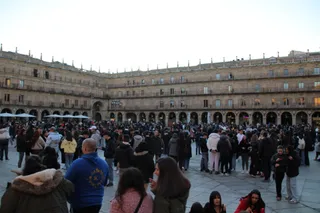 Lleno en la Plaza Mayor de Salamanca por los ‘therian’