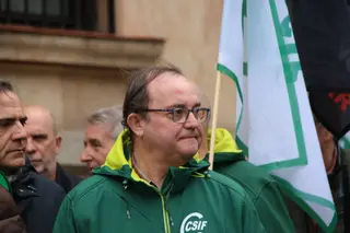 Concentración de CSIF ante la Subdelegación de Gobierno por Muface