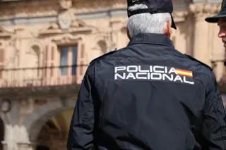Policía Nacional En Salamanca En Una Foto De Archivo