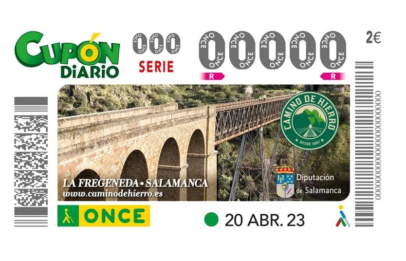 Cupón diario de la ONCE Camino de Hierro