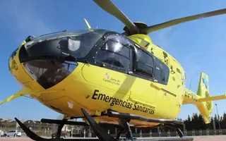 Helicóptero de emergencias del 112. Foto de archivo.