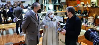 La subdelegada del Gobierno en Salamanca, Encarnación Pérez, junto al concejal de Seguridad Ciudadana, Fernando Carabias