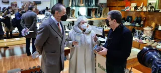 La subdelegada del Gobierno en Salamanca, Encarnación Pérez, junto al concejal de Seguridad Ciudadana, Fernando Carabias