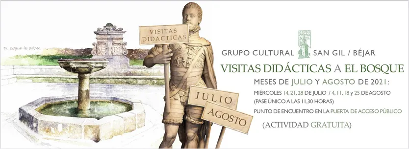 Folleto de las visitas al Bosque de Béjar
