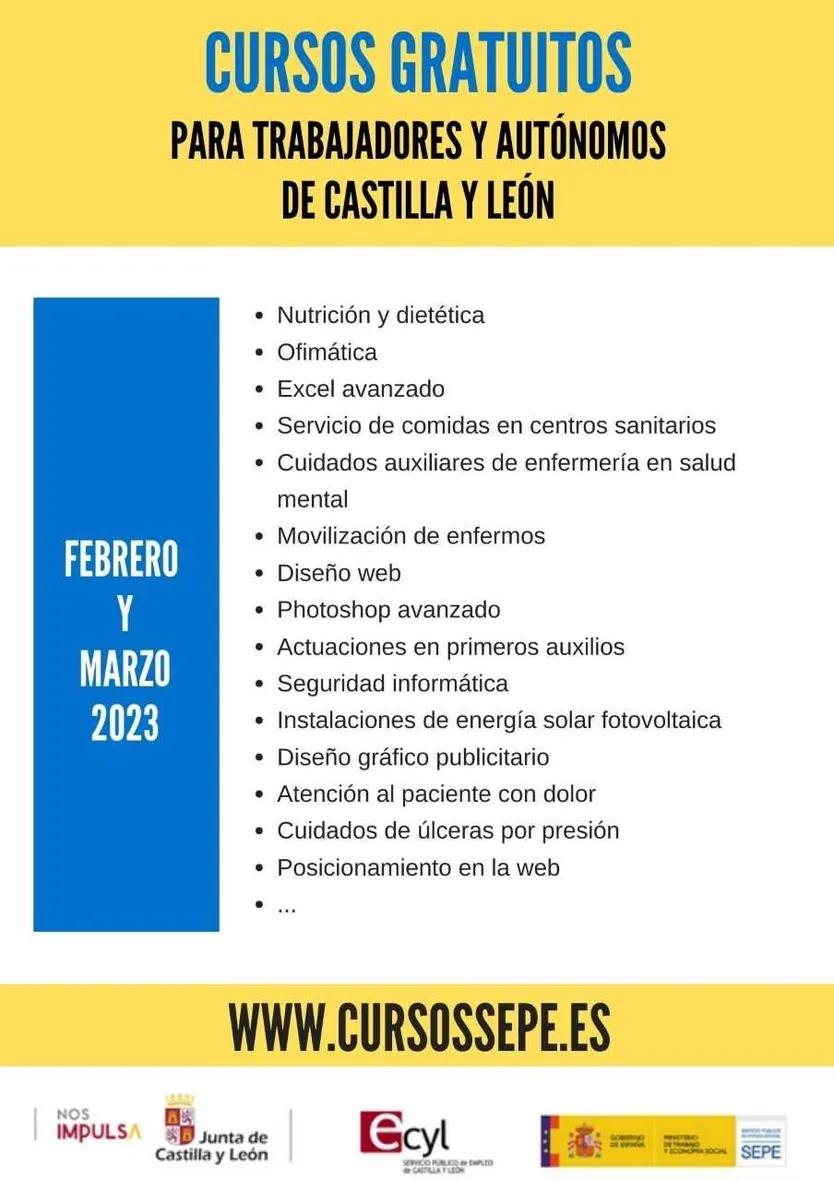 Cursos online SEPE CYL