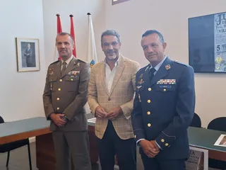 Javier Nogués, Ángel Peralvo y José Gallo