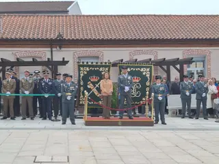 Galinduste acoge los actos del 182 aniversario de la fundación de la Guardia Civil en Salamanca