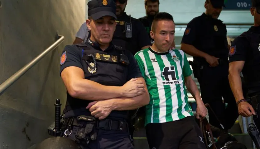 Dani Martín Anaya, en el simulacro del Real Betis FOTO REAL BETIS