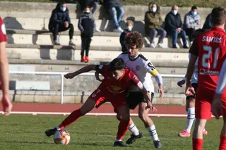 Imagen del duelo entre Salamanca CF UDS B y UD Santa Marta / FOTO SALAMANCA24HORAS.COM