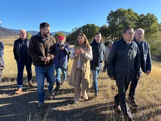 Visita Maria Corral y Luis Planas