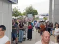 Colas en la entrada de Salamaq este sábado 