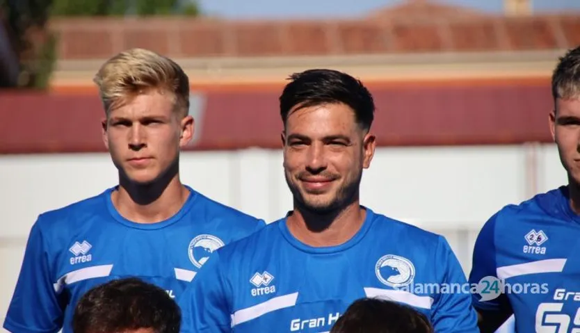 Ramiro Mayor, en el primer entrenamiento de pretemporada de Unionistas | FOTO ANDREA MATEOS