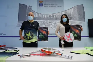 Presentación del IV Open de Pádel Ciudad de Santa Marta.